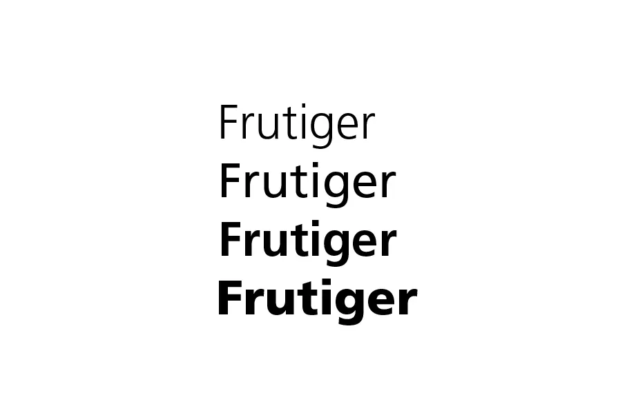 Frutiger Font