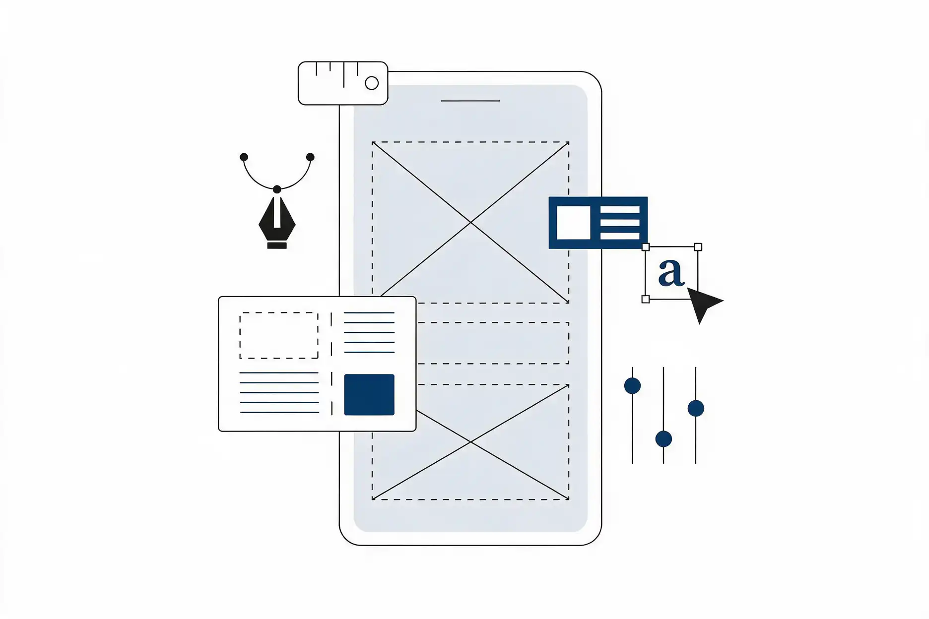 Mockup di sito web